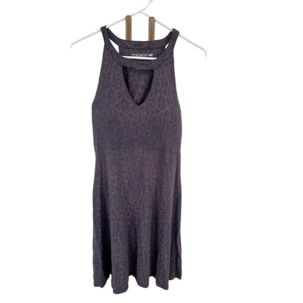 Toad & Co Women's Sleeveless Blue Knee Length Dress Size M Casual